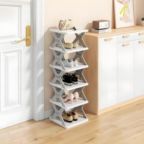 6 Tier Kids Shoe Rack, Collapsible Shoe Rack for Kids' Rooms, Foldable Vertical Shoe Organizer for Front Door Entrance 6 Tier Kids Shoe Rack, Collapsible Shoe Rack for Kids' Rooms, Foldable Vertical Shoe Organizer for Front Door Entrance