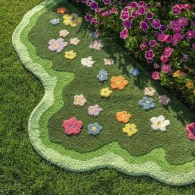 Cute Green Moss Bathroom Runner Rug Long Rectangular Boho Aesthetic Leaf Leaves Bath Mat Shaggy Non Slip Absorbent Shower Mat Decor (Green & Moss Cute Green Moss Bathroom Runner Rug Long Rectangular Boho Aesthetic Leaf Leaves Bath Mat Shaggy Non Slip Absorbent Shower Mat Decor (Green & Moss